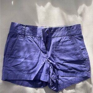 J. Crew Women's Violet Chino Shorts